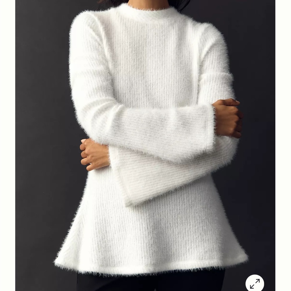 Maeve Tie-Back Bell-Sleeve Top